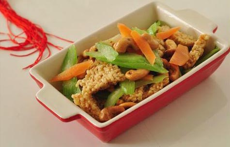 三鲜腰果锅巴
