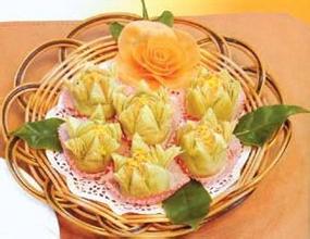 菊花酥点心做法