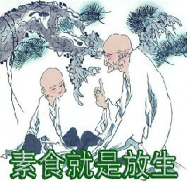 吃素放生