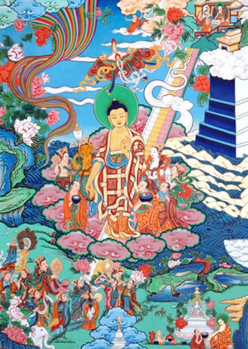 11月3日,为佛陀天降日、佛陀从兜率天返回人间纪念日